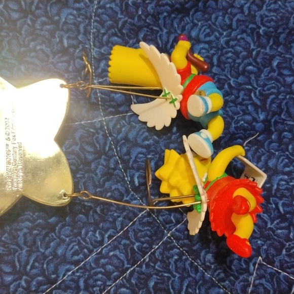 The Simpsons Bart and Lisa Ornaments 2002 - Picture 5 of 5